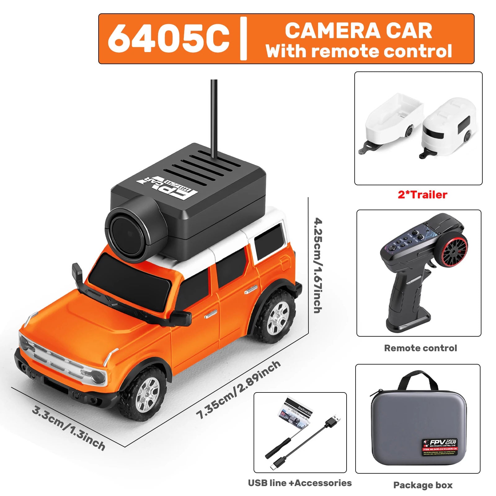 Mini RC Car with FPV Camera + Free Shipping