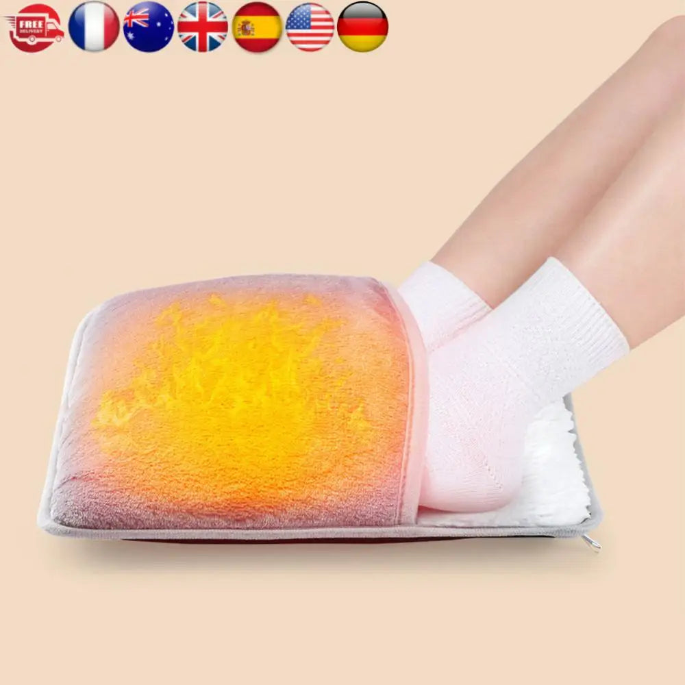 Electric Foot Heating Pad + Free Shipping