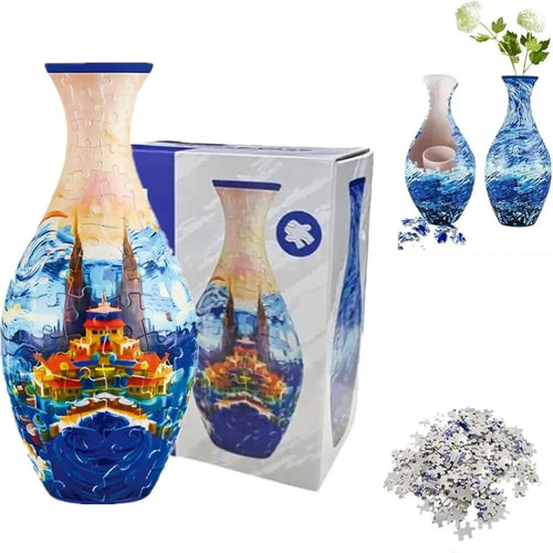 3D Vase Puzzle + Free Shipping