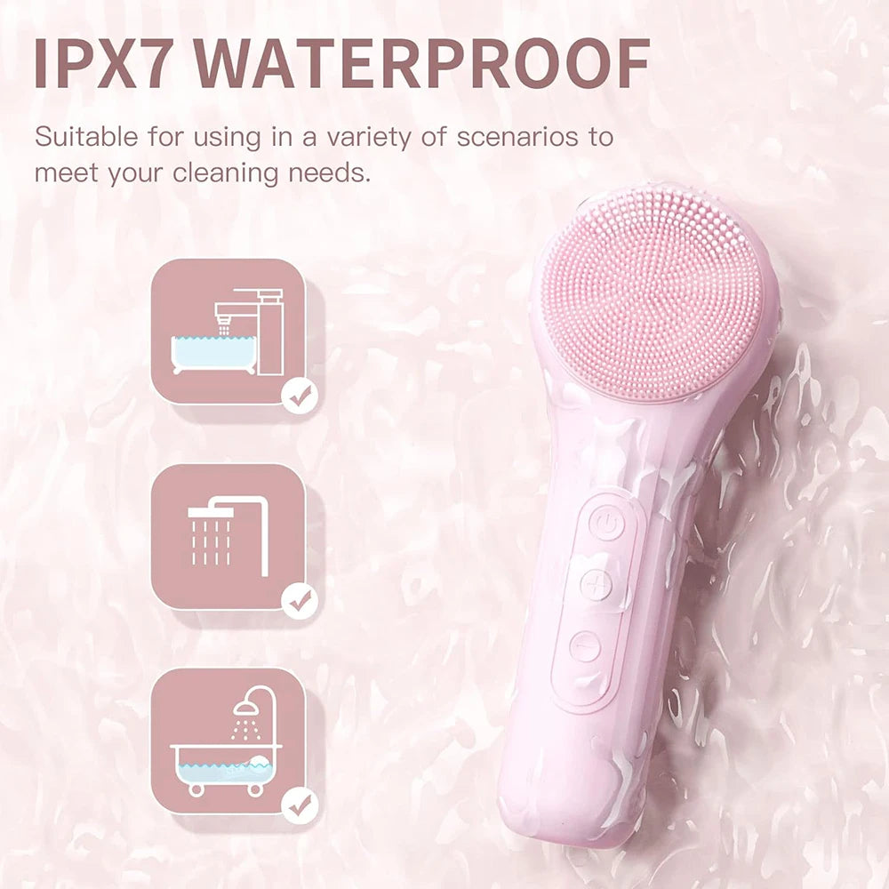 Sonic Waterproof Facial Cleansing Brush + Free Shipping