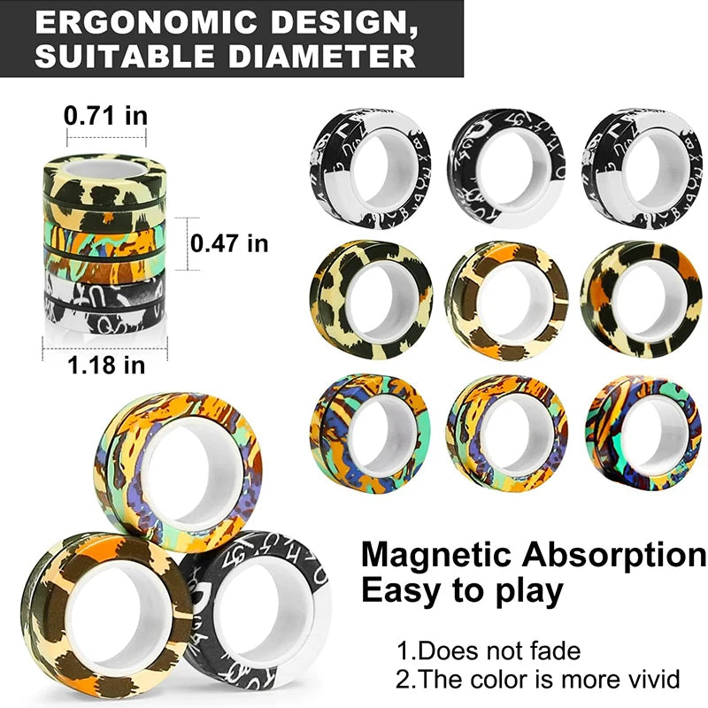 Magnetic Rings Fidget Toy + Free Shipping
