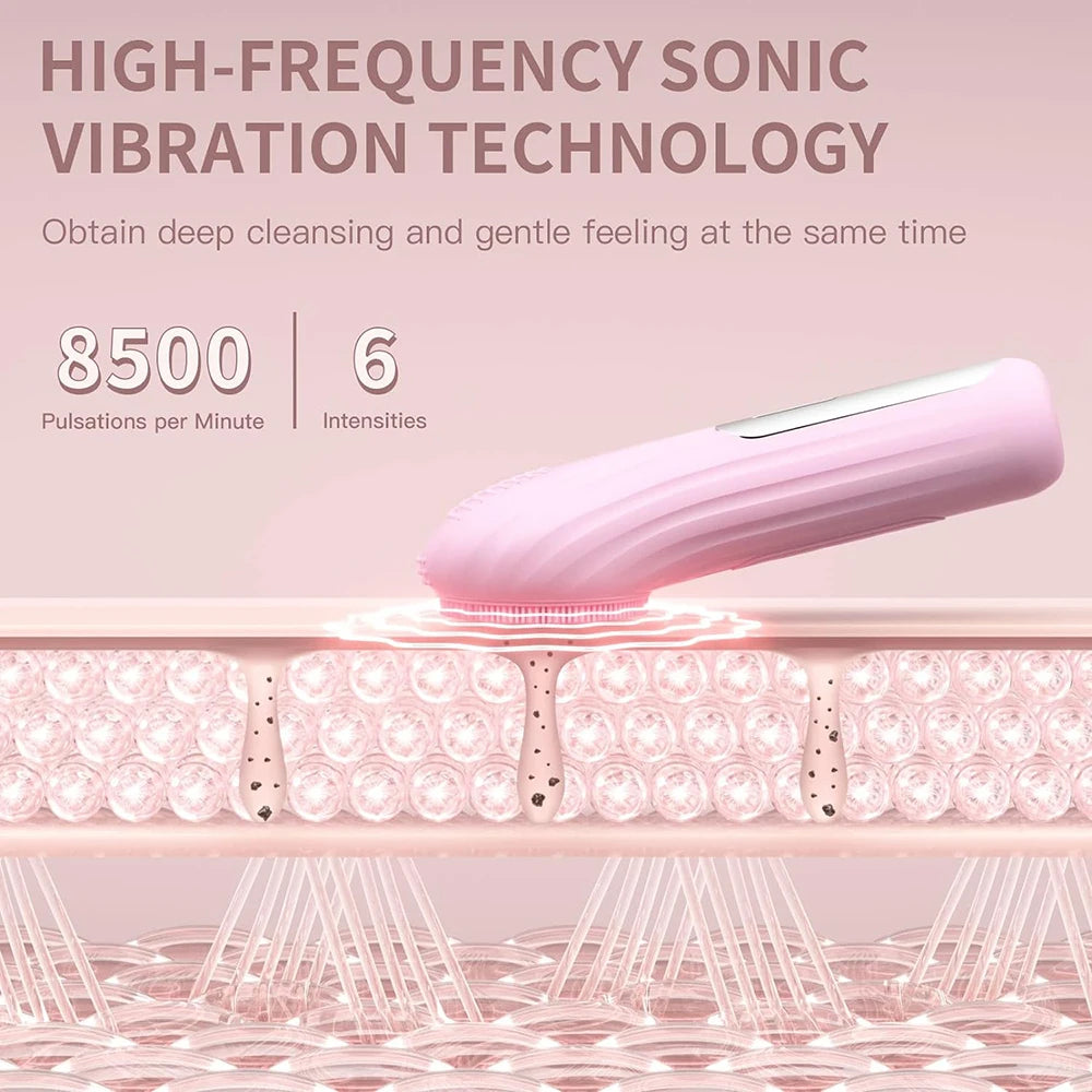 Sonic Waterproof Facial Cleansing Brush + Free Shipping