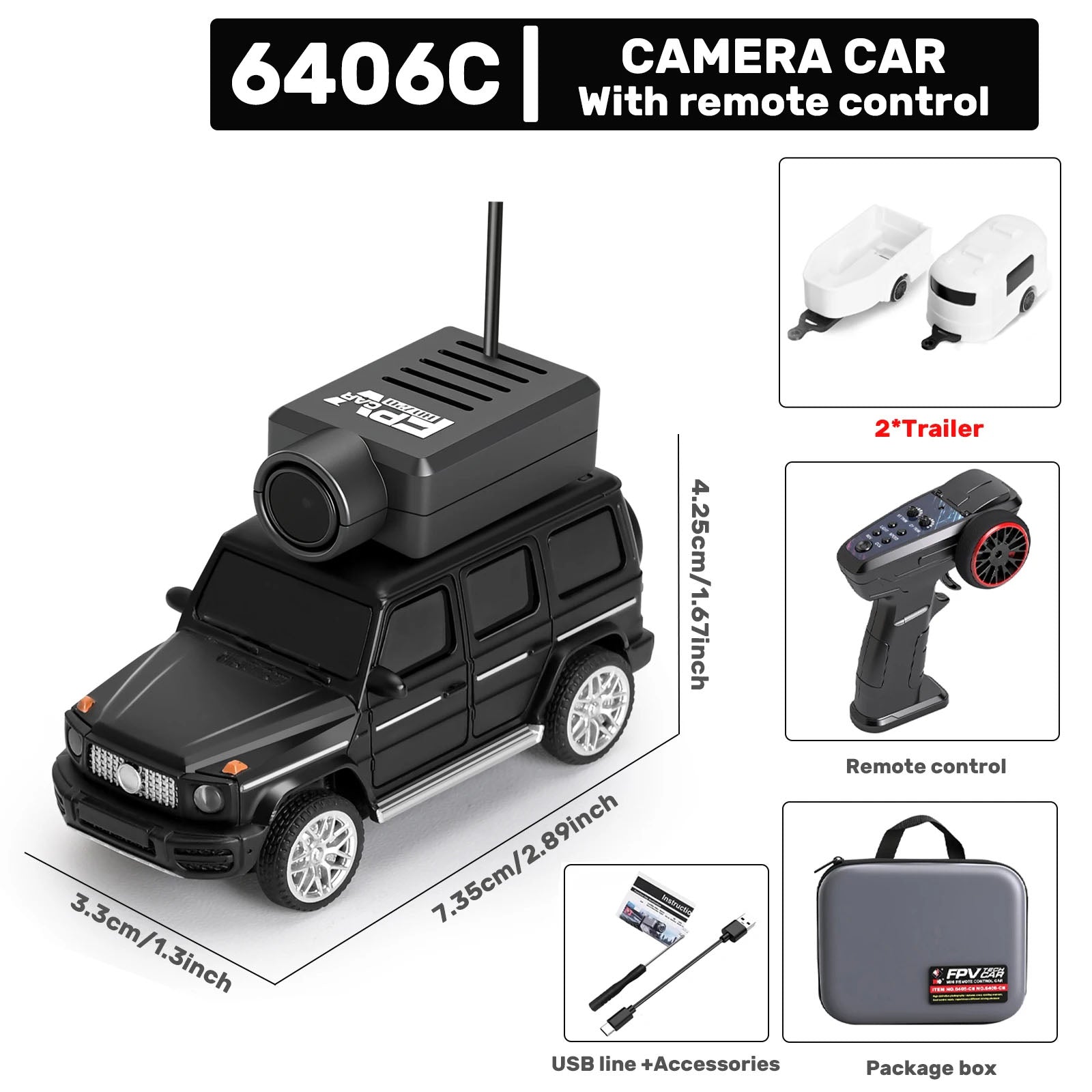 Mini RC Car with FPV Camera + Free Shipping